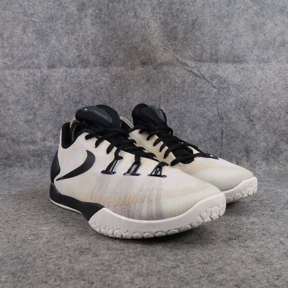 Nike Shoes Mens 5 Athletic Trainers Hyperchase TB Sneaker Basketball White Black - Picture 1 of 13